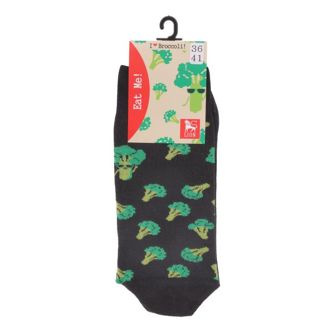 LION I LOVE BROCCOLLI 36-41 dydžio kojinės
