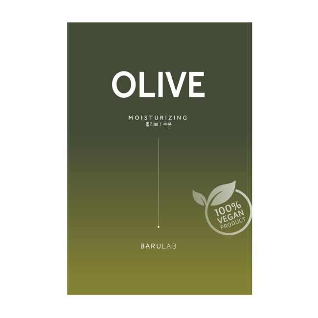 BARULAB OLIVE MOISTURIZING veido kaukė, 23 g