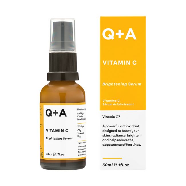 Q+A VITAMIN C BRIGHTENING veido serumas, 30 ml