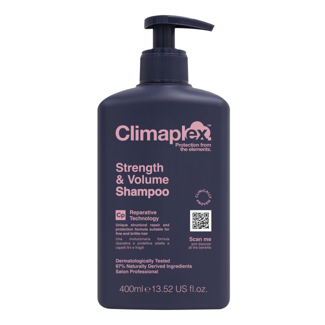 CLIMAPLEX STRENGTH & VOLUME plaukų šampūnas, 400 ml