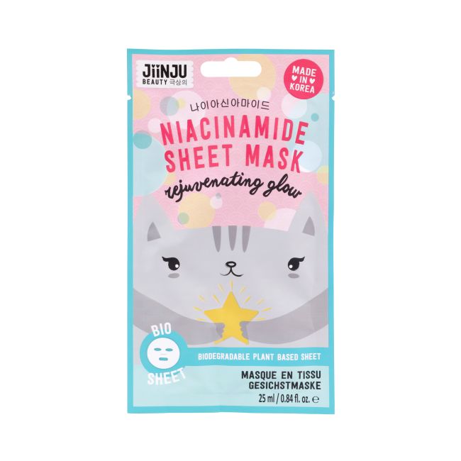 JIINJU BEAUTY NIACINAMIDE SHEET veido kaukė, 25 ml