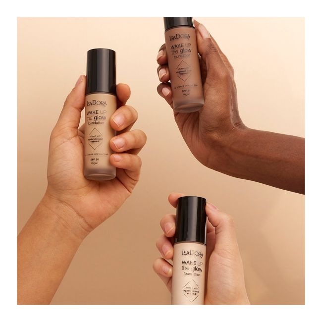 ISADORA WAKE UP THE GLOW makiažo pagrindas, 30 ml