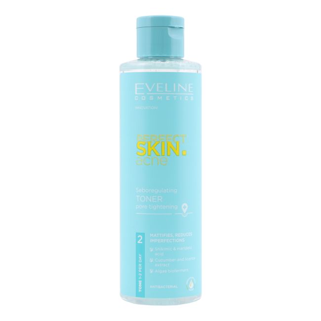 EVELINE PERFECT SKIN ACNE veido tonikas, 200 ml