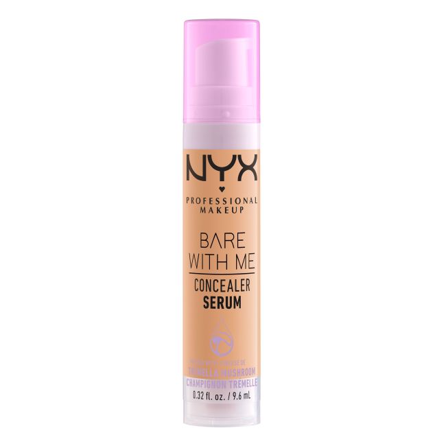 NYX PROFESSIONAL MAKEUP BARE WITH ME maskuojamoji priemonė su serumu, 9,6 ml
