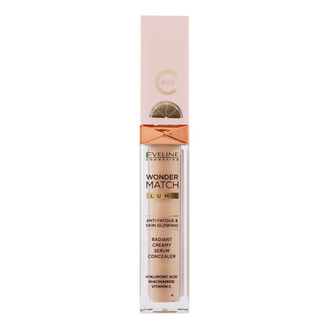 EVELINE WONDER MATCH LUMI maskuojamoji priemonė, 6,8 ml