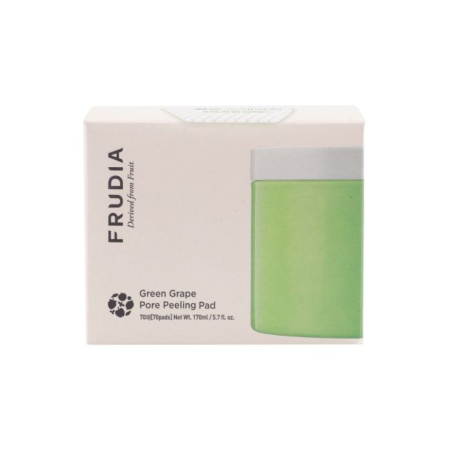 FRUDIA GREEN GRAPE veido porų šveičiamosios pagalvėlės (70 vnt.)