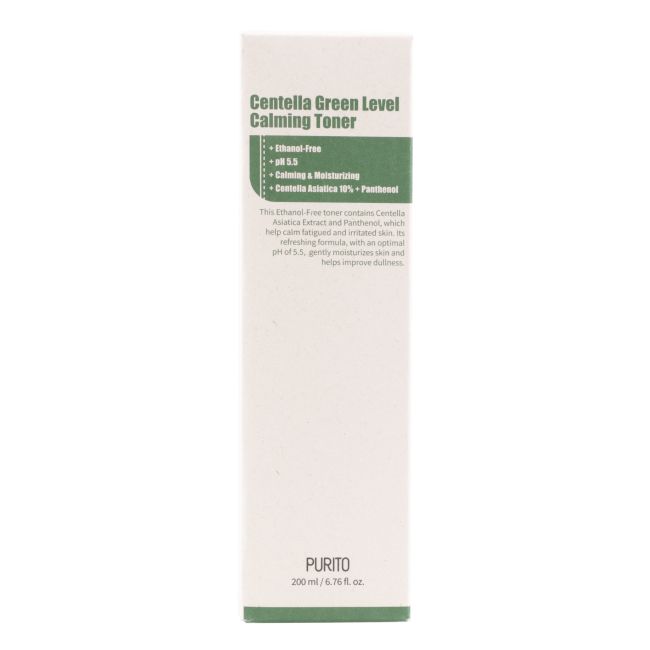 PURITO CENTELLA GREEN LEVEL CALMING veido tonikas, 200 ml