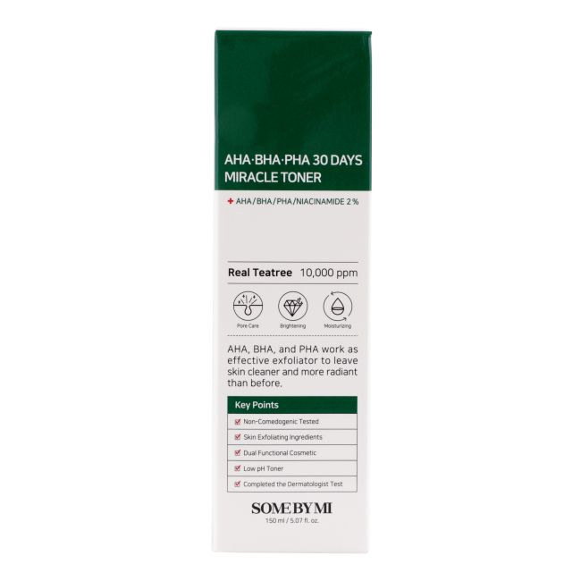 SOME BY MI AHA-BHA-PHA 30 DAYS MIRACLE veido tonikas, 150 ml