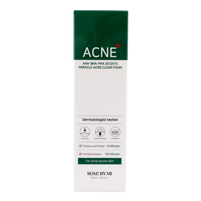 SOME BY MI AHA-BHA-PHA 30 DAYS ACNE valomosios veido putos, 100 ml