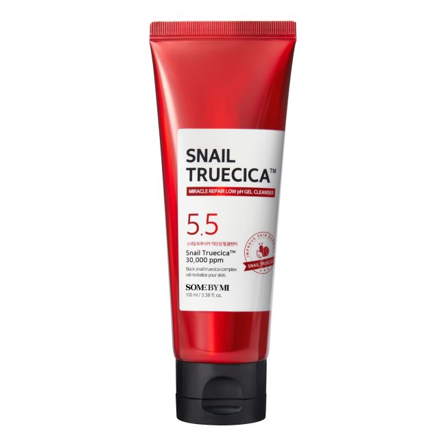 SOME BY MI SNAIL TRUECICA MIRACLE REPAIR 5.5 PH valomoji veido želė, 100 ml