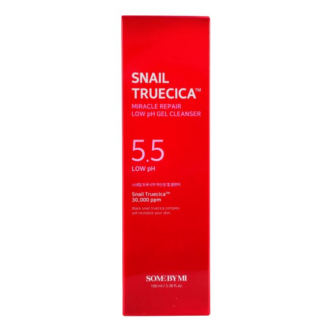 SOME BY MI SNAIL TRUECICA MIRACLE REPAIR 5.5 PH valomoji veido želė, 100 ml