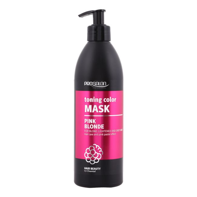 PROSALON TONING COLOR PINK BLONDE dažomoji plaukų kaukė, 500 g