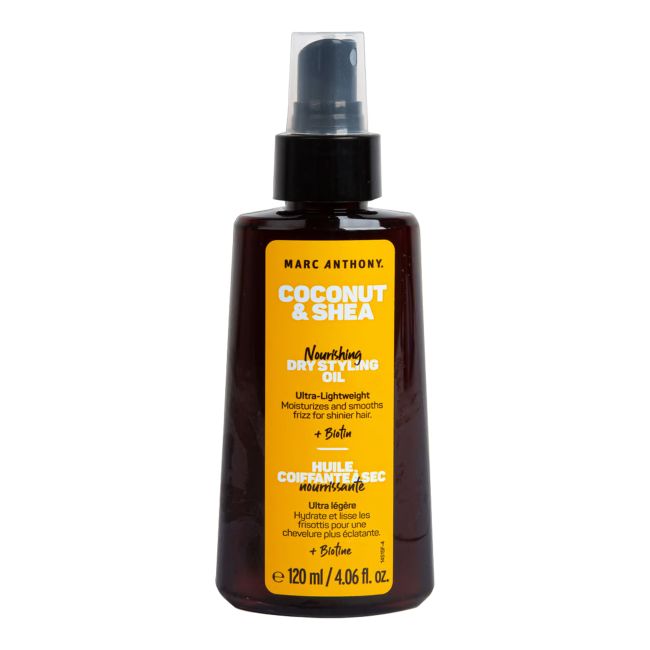 MARC ANTHONY COCONUT & SHEA NOURISHING sausasis plaukų formavimo aliejus, 120 ml