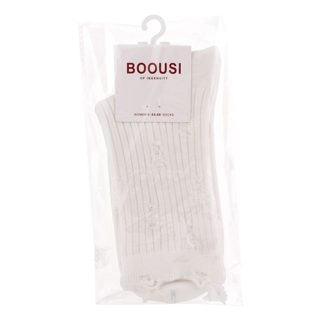BOOUSI moteriškos kojinės (baltos)