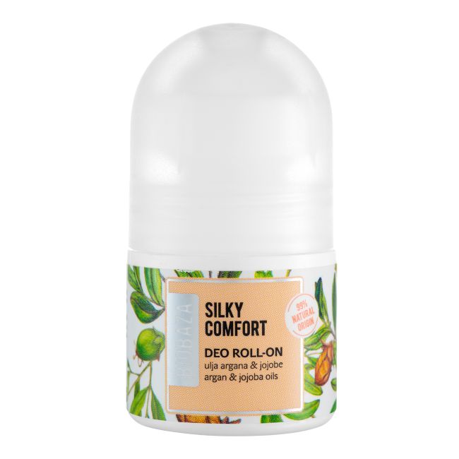BIOBAZA SILKY COMFORT rutulinis dezodorantas, 20 ml