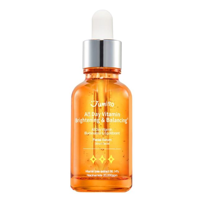 JUMISO ALL DAY VITAMIN BRIGHTENING & BALANCING veido serumas, 30 ml