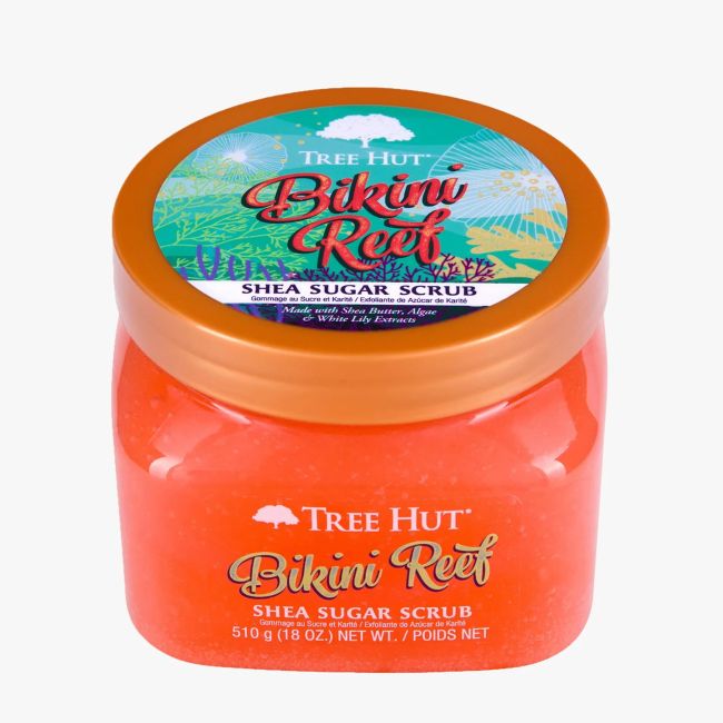 TREE HUT BIKINI REEF SHEA SUGAR kūno šveitiklis, 510 g