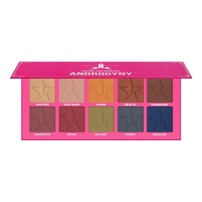 JEFFREE STAR COSMETICS ANDROGYNY akių vokų šešėlių paletė, 10 x 2,52 g