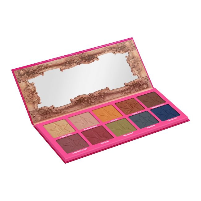 JEFFREE STAR COSMETICS ANDROGYNY akių vokų šešėlių paletė, 10 x 2,52 g