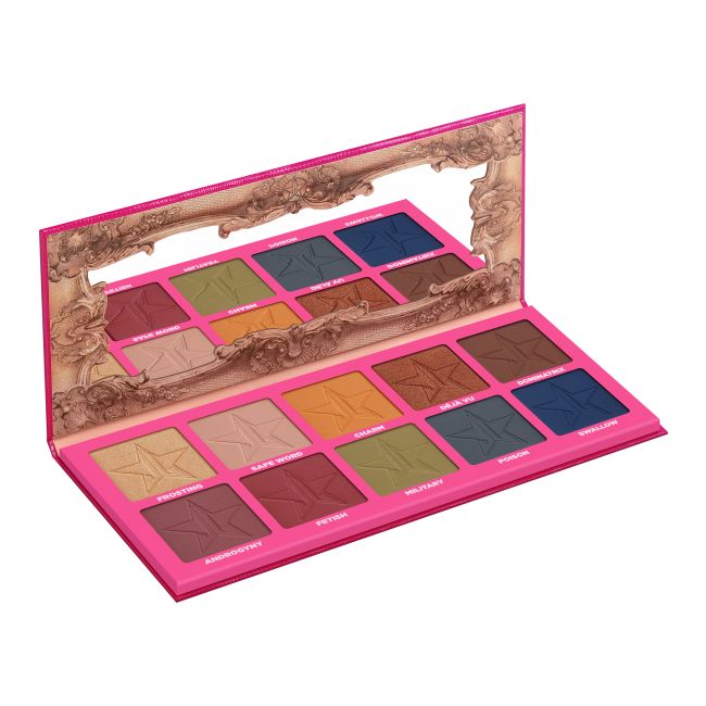 JEFFREE STAR COSMETICS ANDROGYNY akių vokų šešėlių paletė, 10 x 2,52 g