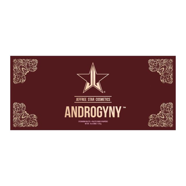 JEFFREE STAR COSMETICS ANDROGYNY akių vokų šešėlių paletė, 10 x 2,52 g