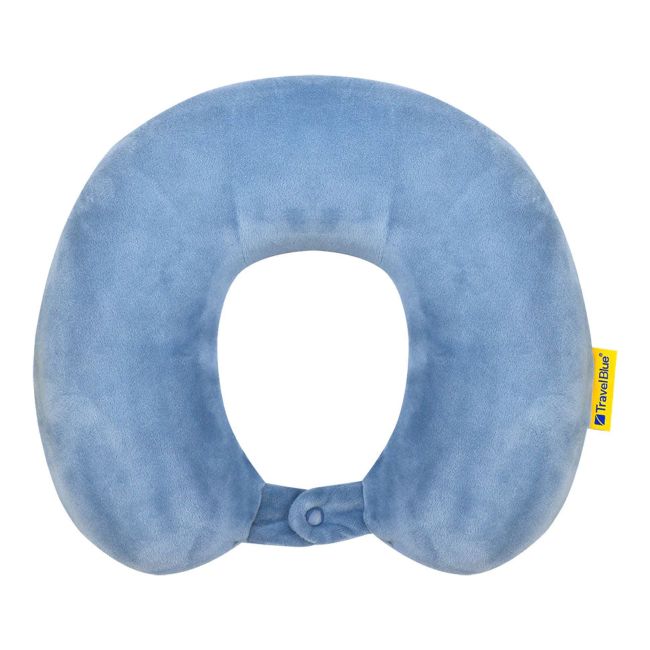 TRAVEL BLUE MEMORY FOAM BLUE kelioninė kaklo pagalvėlė