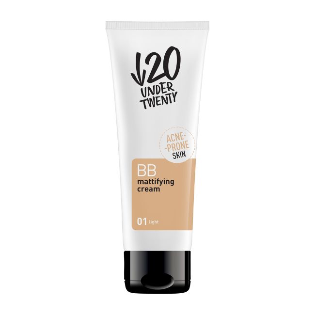 UNDER TWENTY BB MATTIFYING veido kremas, 60 ml