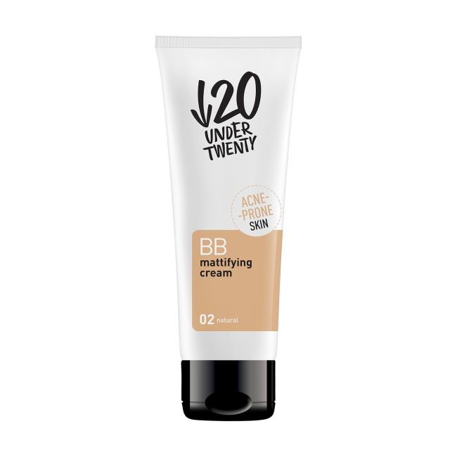 UNDER TWENTY BB MATTIFYING veido kremas, 60 ml