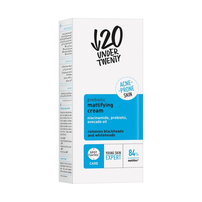 UNDER TWENTY PREBIOTIC naktinis veido kremas, 50 ml