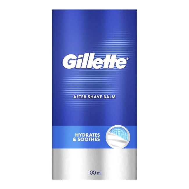 GILLETTE HYDRATES & SOOTHES balzamas po skutimosi, 100 ml