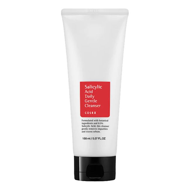 COSRX SALICYLIC ACID DAILY GENTLE veido valiklis, 150 ml