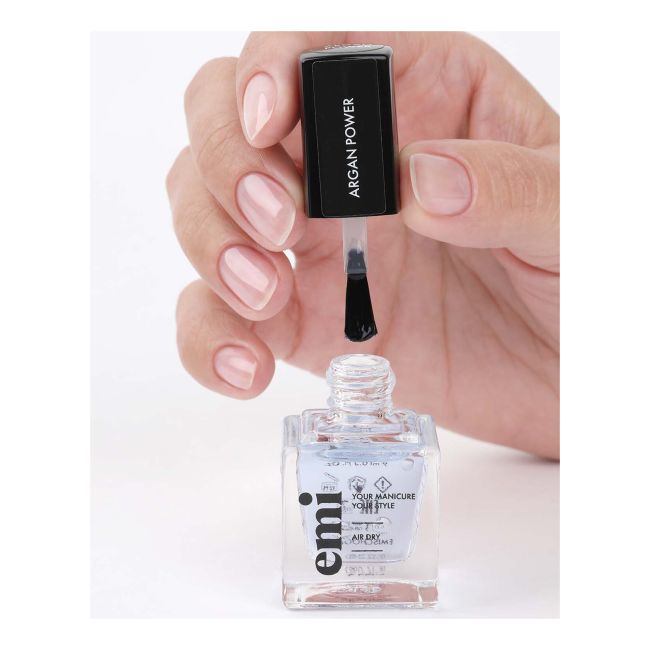 E. MILAC ARGAN POWER nagų stipriklis, 9 ml