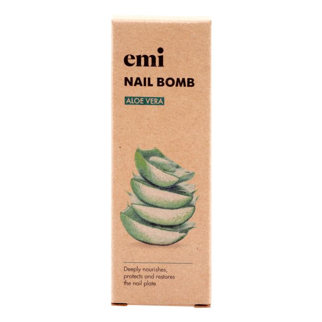 EMI NAIL BOMB ALOE VERA nagų stipriklis, 9 ml