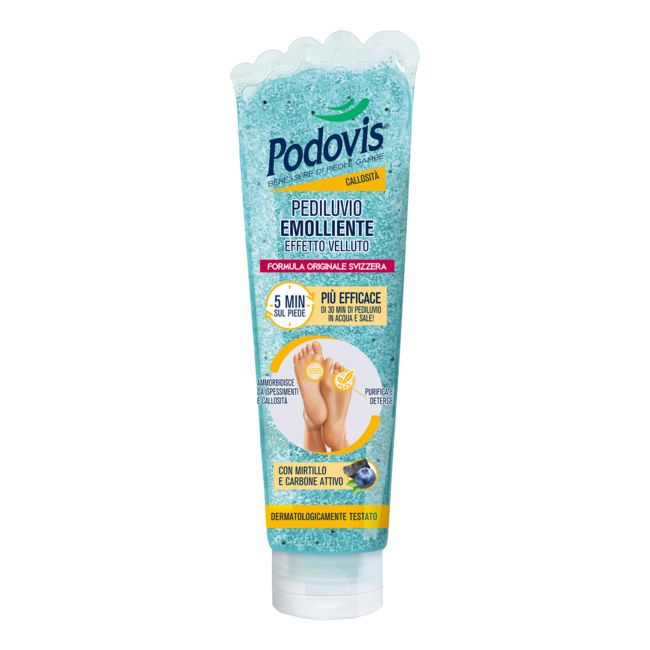 PODOVIS PEDILUVIO EMOLLIENTE EFFETTO VELLUTO pėdų vonelė, 150 ml