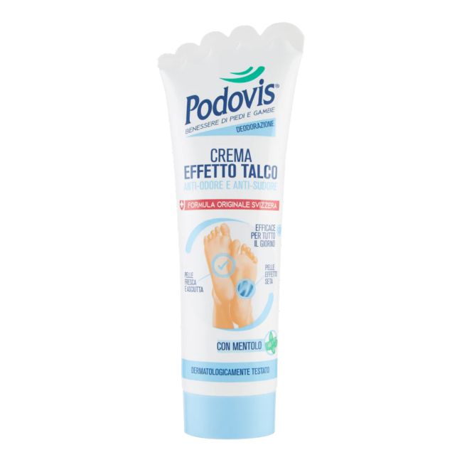PODOVIS EFFETTO TALCO pėdų kremas, 100 ml