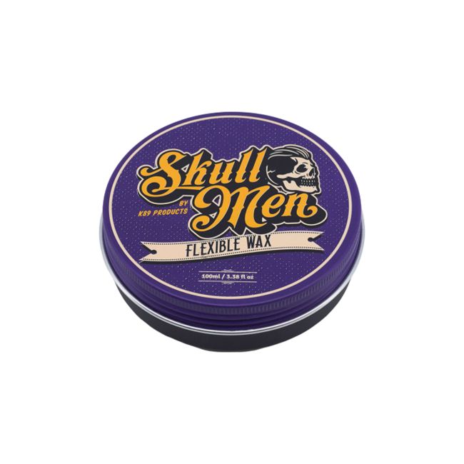 SKULL MEN FLEXIBLE plaukų vaškas, 100 ml