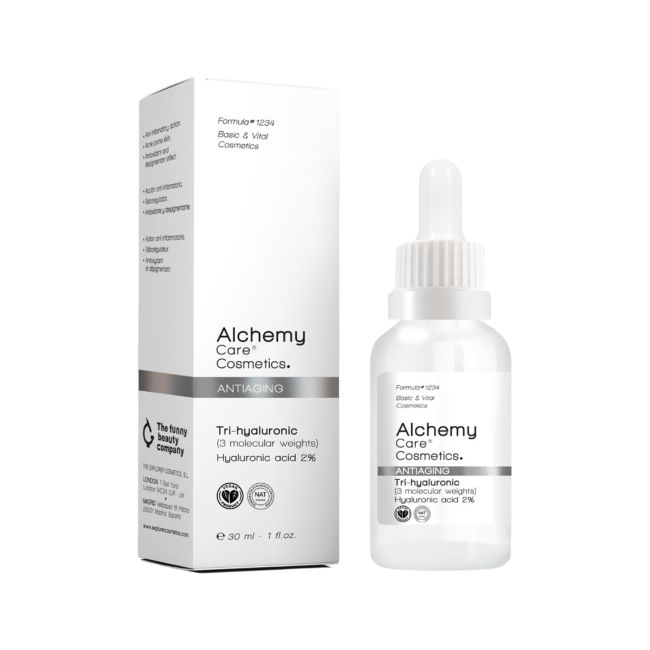 ALCHEMY CARE COSMETICS ANTIAGING TRI-HYALURONIC veido serumas, 30 ml