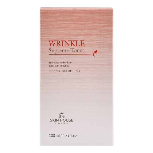 THE SKIN HOUSE WRINKLE SUPREME veido tonikas, 130 ml