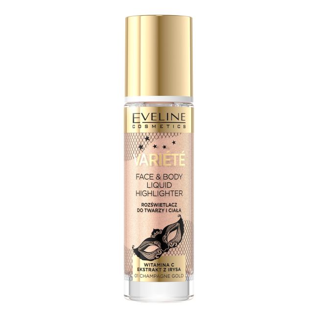 EVELINE VARIETE švytėjimo suteikiantis skystis, 30 ml