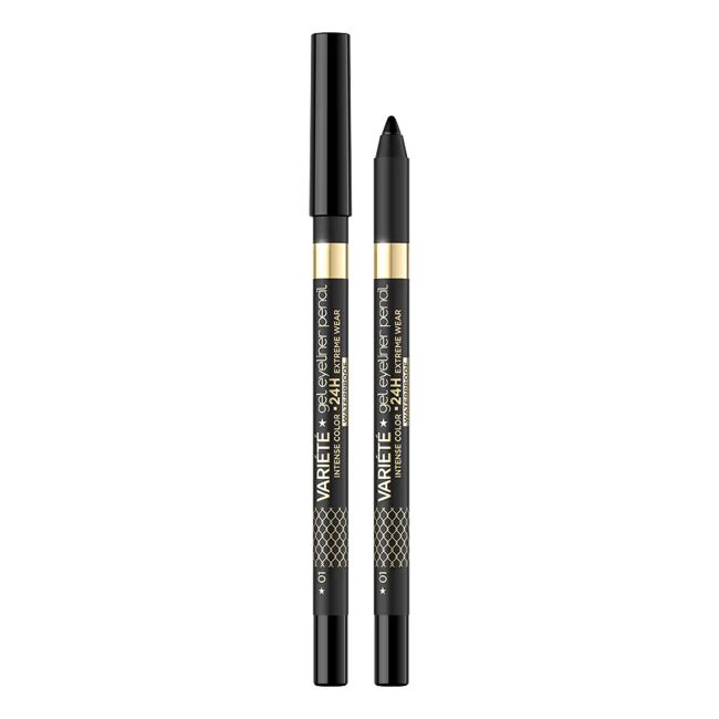 EVELINE VARIETE GEL WATERPROOF akių pieštukas, 1,3 g