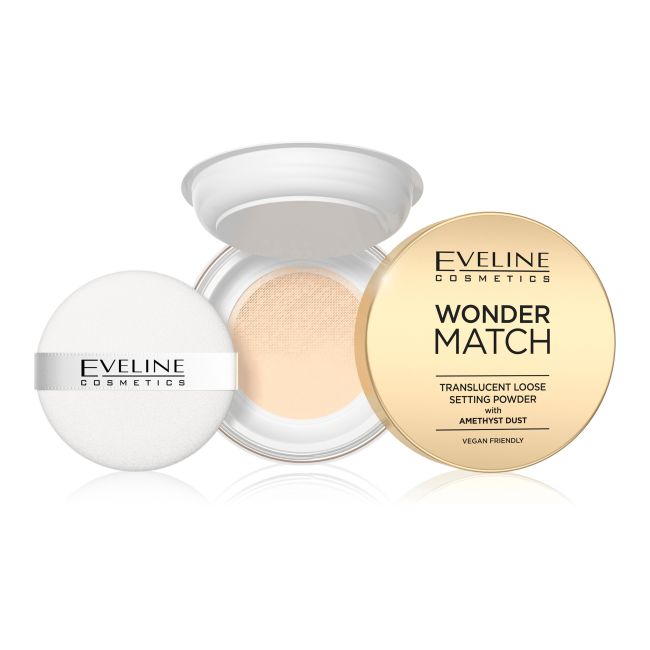 EVELINE WONDER MATCH TRANSLUCENT LOOSE SETTING birioji pudra, 6 g