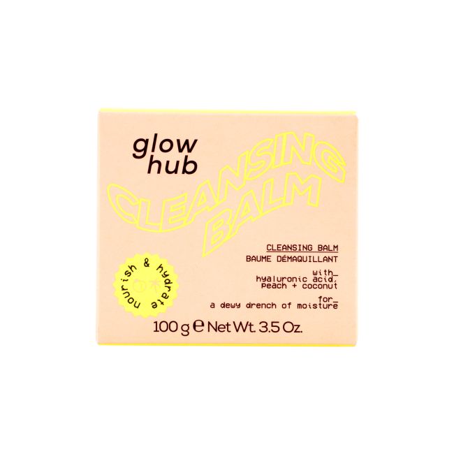 GLOW HUB NOURISH & HYDRATE veido valomasis balzamas, 100 g