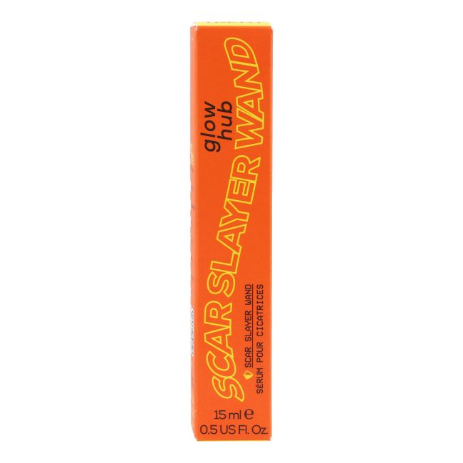 GLOW HUB SCAR SLAYER WAND spuogų dėmių ir pigmentinių dėmių serumas, 15 ml