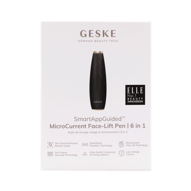 GESKE 6 IN 1 MICROCURRENT FACE LIFT PEN elektrinis veido priežiūros prietaisas