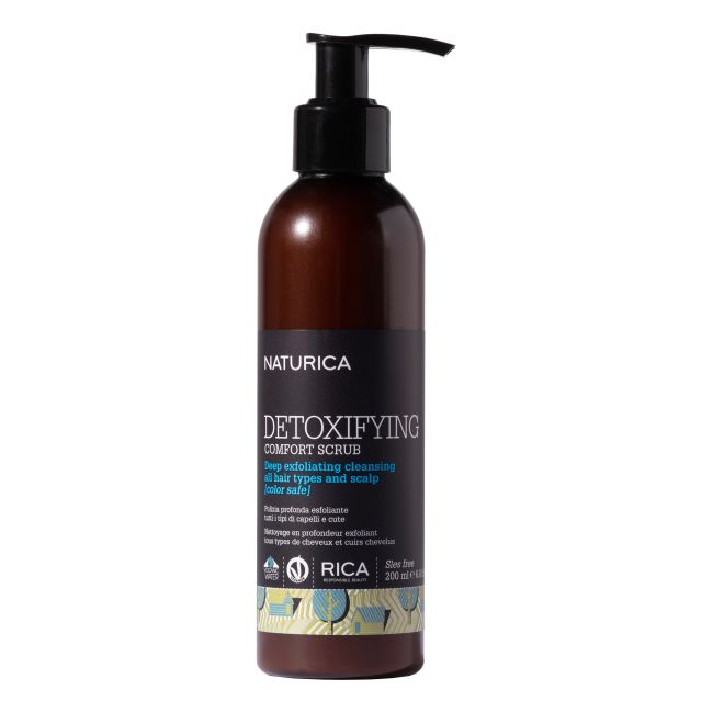 RICA NATURICA DETOXIFYING COMFORT plaukų ir galvos odos šveitiklis, 200 ml