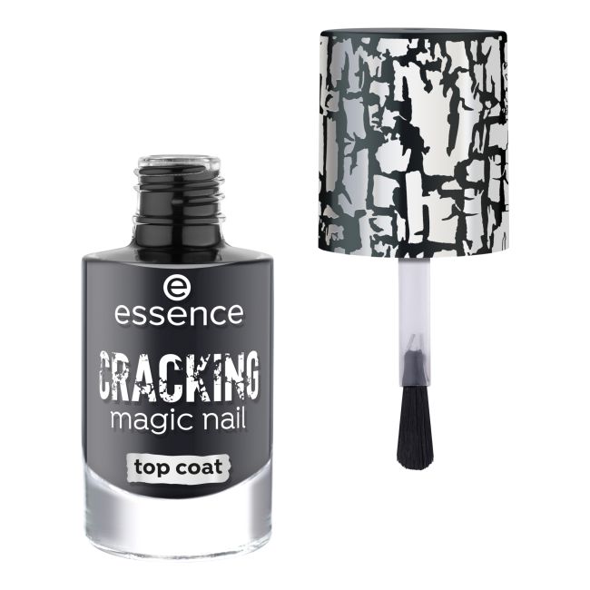 ESSENCE CRACKING MAGIC viršutinis nagų lako sluoksnis, 8 ml