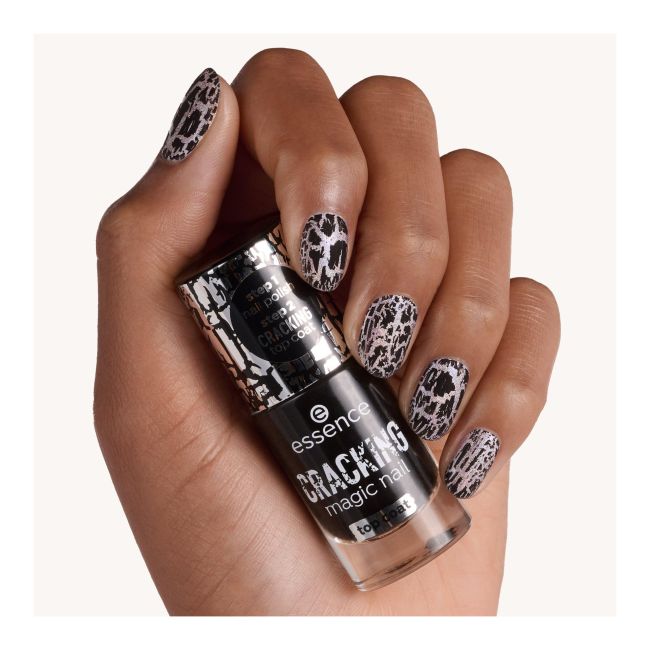 ESSENCE CRACKING MAGIC viršutinis nagų lako sluoksnis, 8 ml