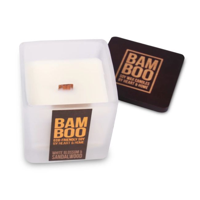 BAMBOO WHITE BLOSSOM SANDALWOOD aromatinė žvakė, 210 g
