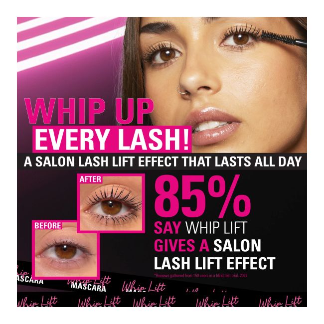 MAKEUP REVOLUTION 5D WHIP LIFT blakstienų tušas, 12 ml