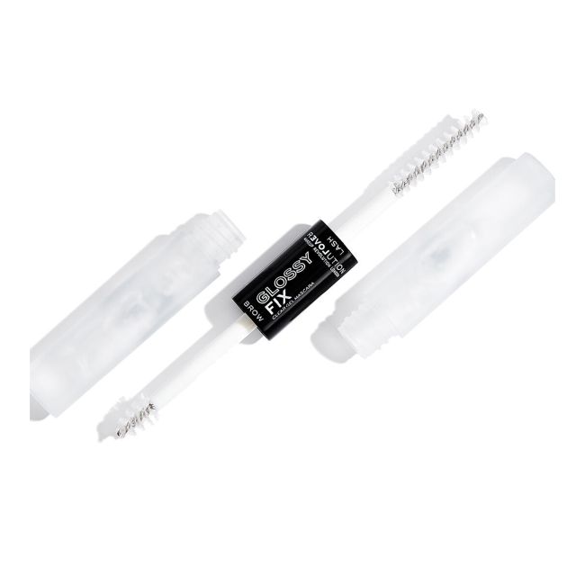 MAKEUP REVOLUTION GLOSSY FIX CLEAR antakių želė tušas